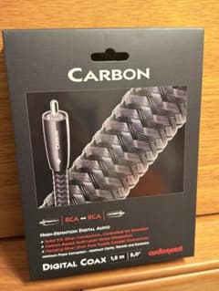 オーディオクエスト　同軸デジタルケーブル CARBON 1.5m