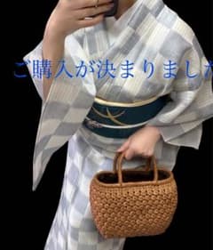ご成約です極上の夏着物 正絹 生紬 証紙あり ￼着用の帯プレゼント 極上の夏着物 正絹 生紬 証紙あり ￼着用の帯プレゼント - メルカリ