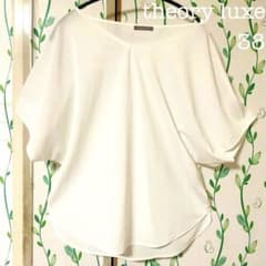 theory luxe ホワイト 半袖 ブラウス Vネック ゆったり 38 美品 - メルカリ