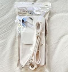 iPhone14 スマホケース ショルダー ホワイト 白 新品 - 3