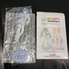 キャラ福くじ KAITO アクリルスタンド 4点セット 初音ミク キャラ福くじ E書 アクリルスタンド アクスタ KAITO ②