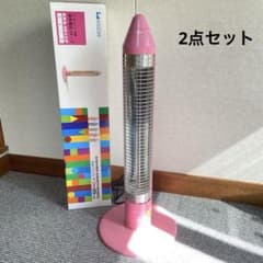 コイズミ　KOZUMI⭐️電気ストーブ　2点セット　サクラクレパス　ピンク コイズミ KOZUMI⭐️電気ストーブ 2点セット サクラクレパス ピンク