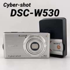 実写良⭕️【動作確認済】SONY Cyber-Shot DSC-W530 シルバー - メルカリ
