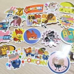 ズートピアステッカー20枚のサムネイル