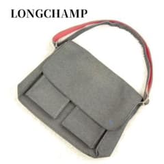 LONG CHAMP ロンシャン メッセンジャーバッグ デニム素材 A4収納可能 