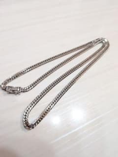 ネックレスPt850 喜平 6面ダブル 30g 50cm 造幣局マーク刻印のサムネイル