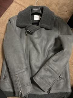 TOPMAN ボア襟付きグレージャケット Mのサムネイル
