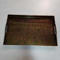 津軽塗　長角盆 伝統工芸品のサムネイル