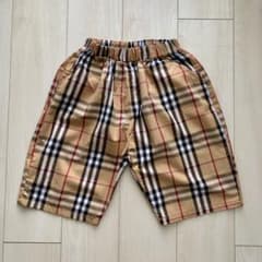 韓国キッズ服タータンチェックハーフパンツ150cmのサムネイル