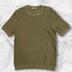 CIRCOLO1901 ワッフル コットンニットT 柔らか ストレッチ 正規品 