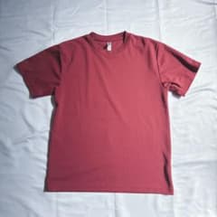 glimmer ドライTシャツ 半袖　レッド　レディース　メンズ　L