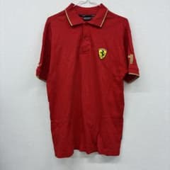 Agip Ferrari F1 ポロシャツ レッド Lサイズ Ferrari ポロシャツ 赤 S ○34 - メルカリ