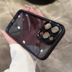 고품질! iPhone 14 케이스 금속 카메라 커버 내충격 블랙 04