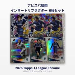 결론 아비스파 후쿠오카 인서트 리플렉터 Topps J 리그 크롬