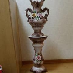 ロココ調  花瓶 花台 セットのサムネイル