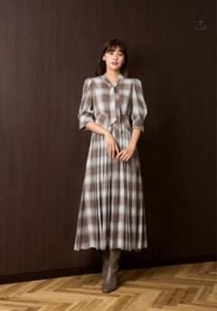 Her lip to Chelsea Checked Tie Dressのサムネイル