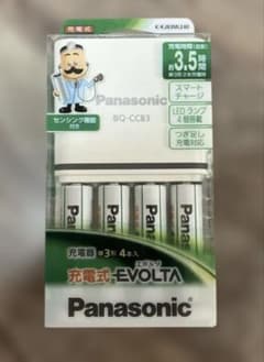 【未使用】パナソニックPanasonic 充電式エボルタ K-KJ83MLE40のサムネイル