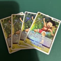 원피스 카드 원숭이·D·루피 C 4장