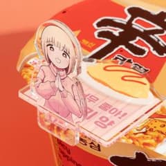 韓国『ドカ食いダイスキ！ もちづきさん』ラーメンストッパー 新品 非売品