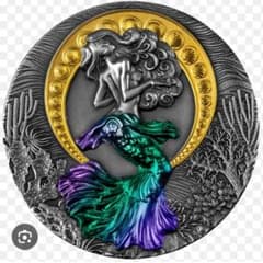 Siren Mermaid Silver Coin 2 Oz 2021のサムネイル