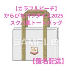 カラフルピーチ】からぴちパラダイス2025✨スクバ風トートバッグ✨完売