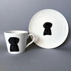 美濃焼 DOG 犬 マグカップ プレート 19.8cm - メルカリ