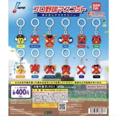 プロ野球マスコット めじるしアクセサリー 2種セットのサムネイル