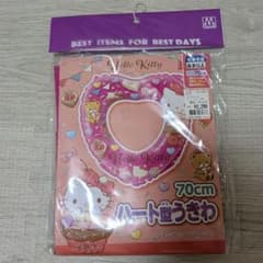 新品未開封◆ ハローキティ 70cm ハート型うきわのサムネイル