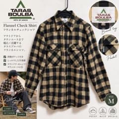 90s タラスブルバン ネルシャツ チェック 長袖 ヴィンテージウールシャツのサムネイル
