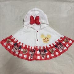 ミニーマウス ベビーポンチョ 80-100cmのサムネイル