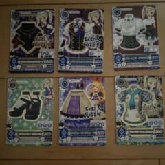 アイカツカード （ゆりか、いちご）まとめ売り 6枚セットのサムネイル
