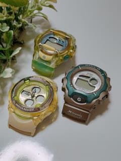 CASIO Baby-G　3個セットです　残念ですがジャンク扱いですのサムネイル