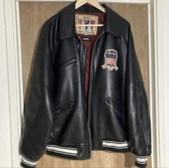 AVIREX XLARGE ブラックレザージャケットのサムネイル