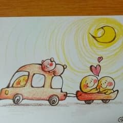 オリジナル絵はがき「仲良し夫婦」シリーズのサムネイル