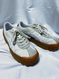 Onitsuka Tiger 厚底ホワイトスニーカー 27.5cm - メルカリ