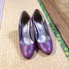 ワインレッド パンプス Mのサムネイル