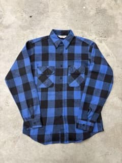 70's FIVE BROTHER ブロックチェック ネルシャツ M - メルカリ