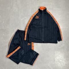 90s OLD PUMA セットアップ ジャージ トラックジャケット パンツ S