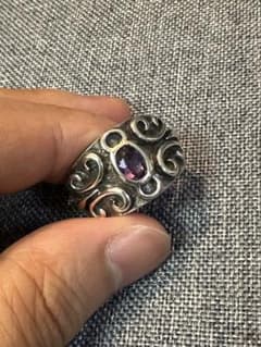 シルバー925 リング アメジストのサムネイル