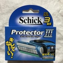 신품 Schick protector 세크 프로텍터 쓰리 교체 칼 4개 3장 칼날