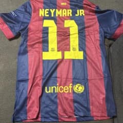 バルセロナ　バルセロナ　ユニフォーム　14/15Mサイズ　CLパッチ　タグ付き バルセロナ バルセロナ ユニフォーム 14/15Mサイズ CLパッチ タグ付き