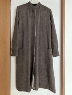 Khadi and Co 手織りツイードコート ブラウンMサイズ - メルカリ