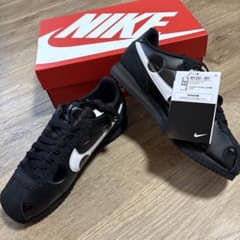 NIKE ポルカドット コルテッツ 23cm ナイキ 水玉 黒白 - メルカリ