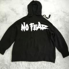 H&M エイチアンドエム オーバーサイズ ニット パーカー 黒 XS