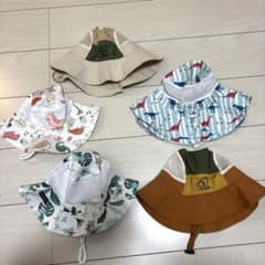 新品未使用キッズ用 サファリハット 5点セットのサムネイル