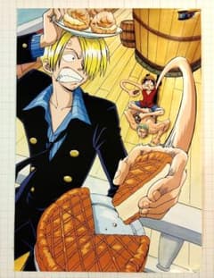 ONEPIECE アマダ ポスター 希少 レア 当時物 レトロ ルフィ サンジ ONEPIECE アマダ ポスター 希少 レア 当時物 レトロ ルフィ サンジ