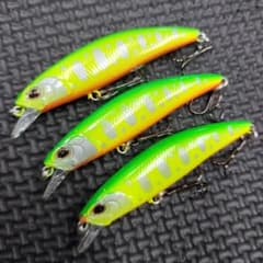 トラウトミノー65mm、チャート3本 - メルカリ