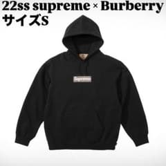 supreme burberry boxlogohoodedsweatshirt - メルカリ