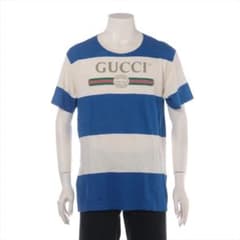 極美品】GUCCI Tシャツ S ブルーピリング加工 コットン 半袖 - メルカリ
