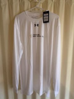 新品 UNDER ARMOUR 帝京大学ラグビー部 長袖Tシャツ XL 白のサムネイル